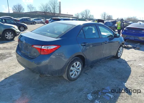 2014 Toyota Corolla Le из США, поврежденный, VIN 2T1BURHE0EC145828